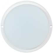 Светильник светодиодный ДПО 4001 8 Вт IP54 4000K круг белый пластик
