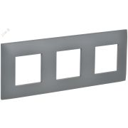 SKANDY Рамка 3-местная SK-F03Gr серый IEK