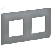SKANDY Рамка 2-местная SK-F02Gr серый IEK
