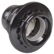 Патрон карболитовый с кольцом Пкб27-04-К11 Е27 черный стикер на изделии