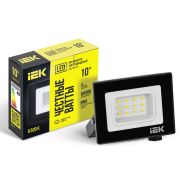 Прожектор СДО 06-10 светодиодный черный IP65 6500K