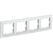 BRITE Рамка 4 поста РУ-4-БрБ белый