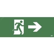 Этикетка самоклеящаяся 350х130 мм ''Фигура/стрелка вправо''