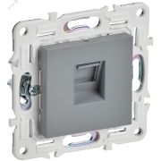 SKANDY Розетка компьютерная RJ45 кат.5E SK-K01Gr серый IEK