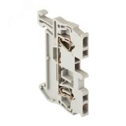 Клемма проходная пружинная ST 1.5 мм2 серая EKF