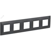 SKANDY Рамка 5-местная SK-F05T титан IEK