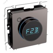 BRITE Термостат электронный с индикацией ТС10-1-БрТБ темная бронза IEK