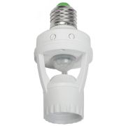 Датчик движения ДД 045 белый E27 60 Вт 360 градусов 6м IP20