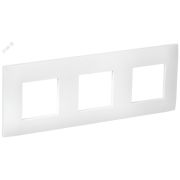 SKANDY Рамка 3-местная SK-F03W арктический белый IEK
