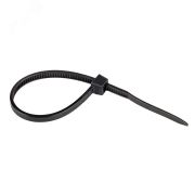 Хомут 2.5х100 черный нейлон (100шт)