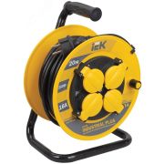 Удлинитель силовой 4 розетки шнур 20м ПВС 3х1.5 УК20 IP44