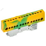 TEKFOR Шина PE земля изолированная на универсальном держателе 8х12-12-ЖЗ IEK