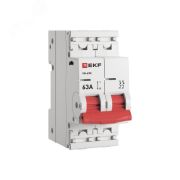 Выключатель нагрузки (ВН) двухполюсный 2P 63А ВН-63N S63263 PROXIMA EKF