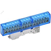 TEKFOR Шина N ноль изолированная на универсальном держателе 8х12-16-С IEK