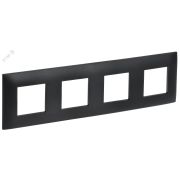 SKANDY Рамка 4-местная SK-F04Bl черный IEK