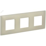 SKANDY Рамка 3-местная SK-F01B бежевый IEK