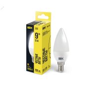 Лампа светодиодная C35 свеча 9Вт 230В 3000К E14