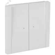 FORTE&PIANO Выключатель 2-клавишный проходной с индикацией 10А FP208 белый IEK