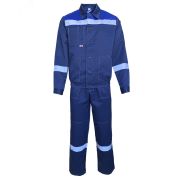 Костюм Енисей летний куртка ткань, полукомбинезон, цвет темно-синий с васильком размер 52-54, 104-108, 182-188