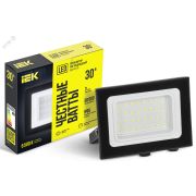 Прожектор СДО 06-30 светодиодный черный IP65 6500K