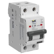 Выключатель автоматический дифференциального тока B10N 2P C25 30мА тип AC