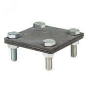 Зажим полоса 40 - полоса 40 3 пластины 70х70мм HZ PROxima