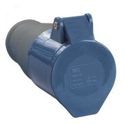 Розетка кабельная 32А 2Р+E IР44 переносная 250В 223