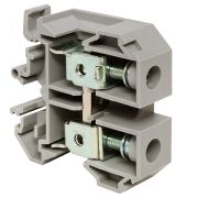 Клемма проходная винтовая JXB 35 мм2 серая EKF