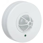 Датчик движения ДД 024 белый, максимальная нагрузка 1100 Вт, угол обзора 120-360 градусов, дальность 6м, IP33