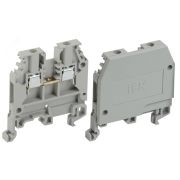 Клемма ЗНИ-2.5 мм.кв. серая без маркировки