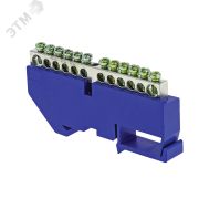 Шина нулевая N 63.14 (DIN изолятор) никель