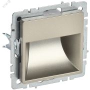 BRITE Подсветка LED встраиваемая ПЛ20-БрШ шампань