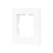 Рамка 1-местн. горизонт. VESNA бел. (20шт/240шт) LEZARD 742-0200-146