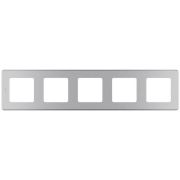 Рамка 5-м Inspiria алюм. IEK 673972