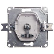 Розетка телевизионная проходная TV 1-м СП Glossa 4дБ механизм бел. SE GSL000192