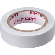 Изолента ПВХ 71 673 OIT-B15-10/WH бел. ОНЛАЙТ 71673