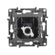 Розетка компьютерная 1-м СП Etika RJ45 кат.5E UTP механизм антрацит IEK 672641