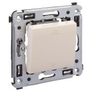 Выключатель 1-кл. 2мод. СП Avanti «Ванильная дымка» 16А IP20 беж. DKC 4405103