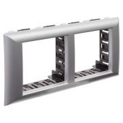 Рамка-суппорт 4мод. Avanti для «In-liner Front» серебр. металлик DKC 4404914