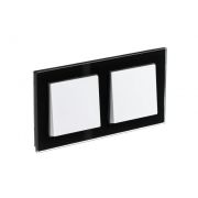 Рамка 2-м AtlasDesign Nature стекло черн. SE ATN321002