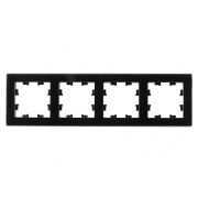 Рамка 4-м AtlasDesign Nature стекло черн. SE ATN321004