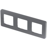 Рамка 3-м Inspiria дым. IEK 673957