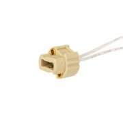 Цоколь «патрон» G9 с проводом 15 см бел. с этикеткой Rexant 11-8879