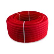 Труба гофрированная ПНД d34мм внутр. d30мм красн. (уп.50м) RTP 35401